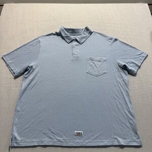 Amazon Essentials Polo Shirt Mens 2XL Light Blue New without Tags